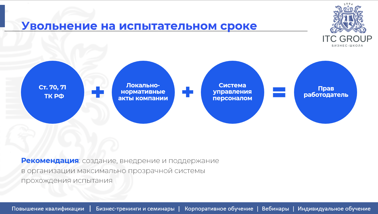5 мая 2026 года прошёл семинар на тему "Оптимизация численности персонала. Сокращение персонала. Снижение затрат на персонал"