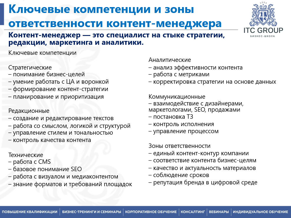 5-6 февраля 2026 года прошёл семинар на тему "Контент-менеджер"