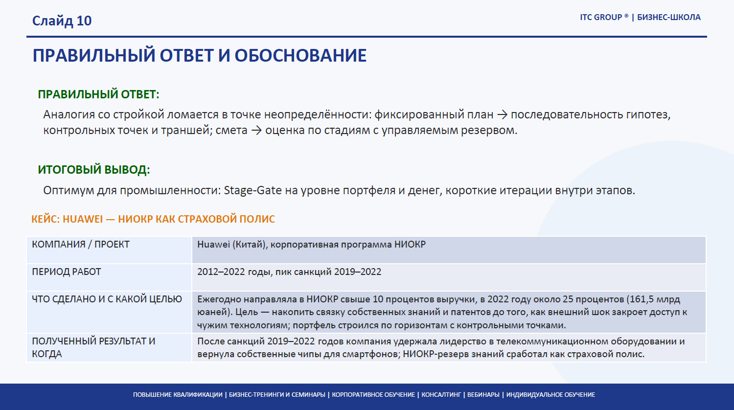 16 сентября 2026 года прошёл семинар на тему "Управление научно-исследовательскими и опытно-конструкторскими работами (НИОКР). Внедрение технологических инноваций и новой продукции"