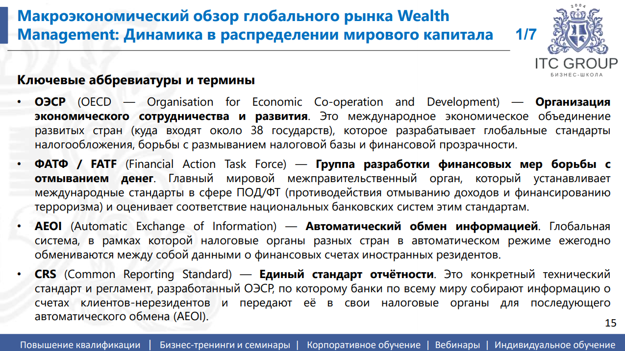 5-6 октября 2026 года прошел семинар на тему "Управление капиталом состоятельных клиентов банка (Private Banking and Wealth Management)"