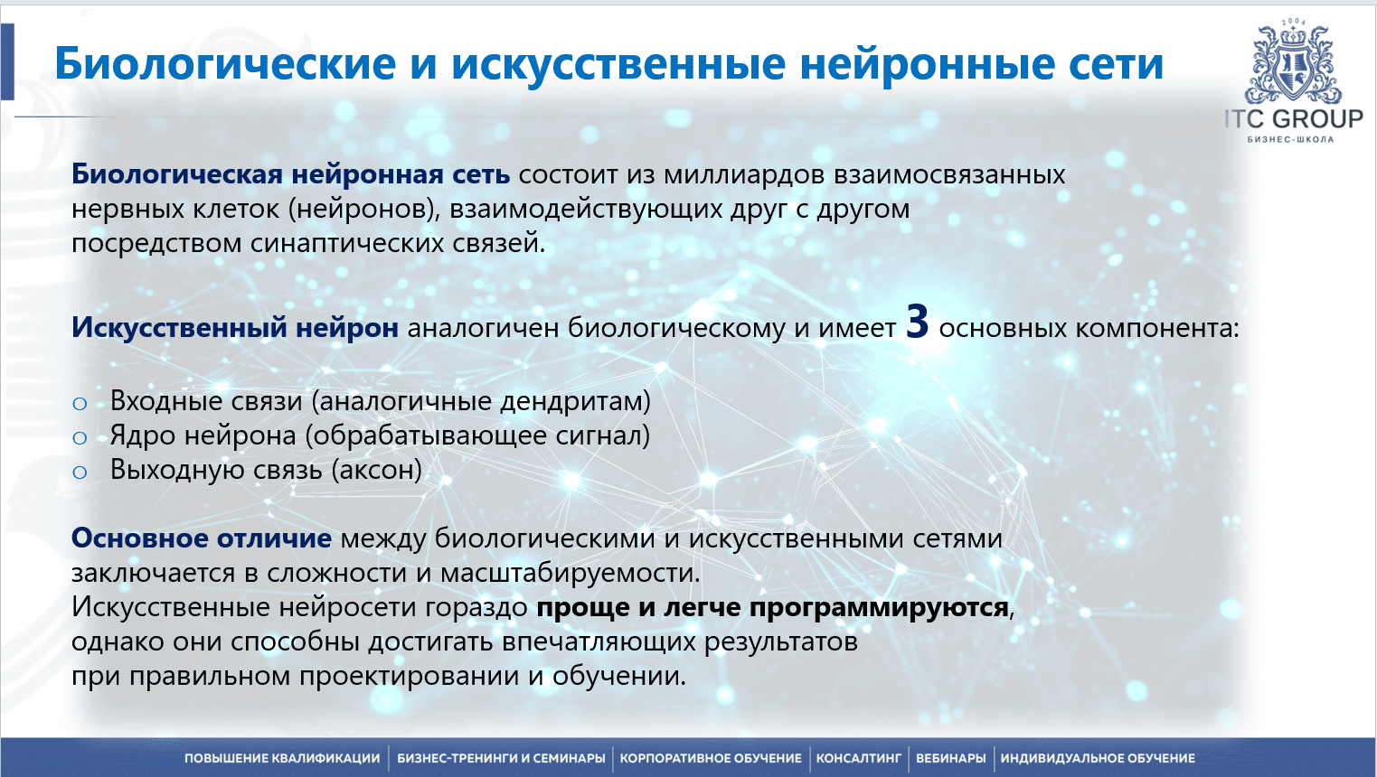 16-31 июля 2025 года прошёл семинар на тему "Применение нейросетей и искусственного интеллекта (ИИ) в бизнесе"