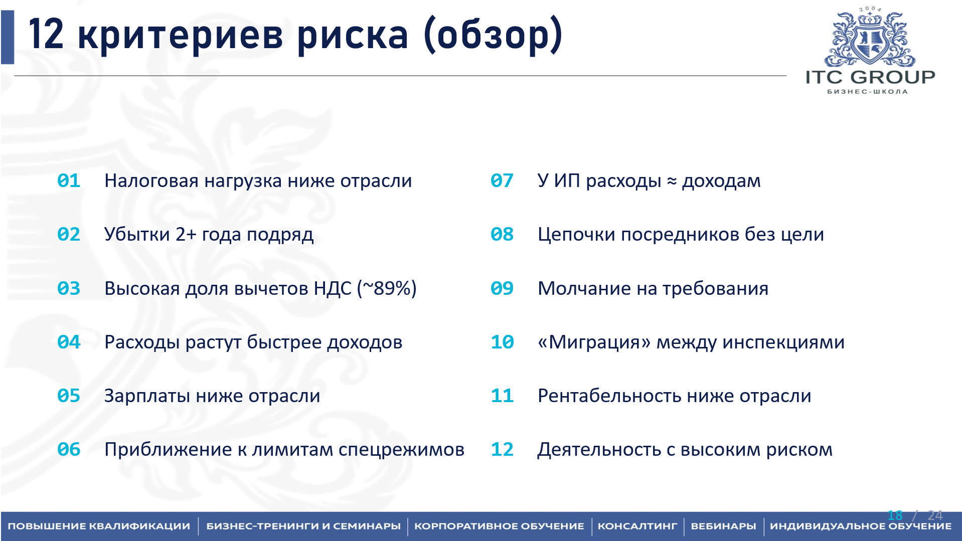 17 июня 2026 года прошел семинар на тему "Налоговые проверки и необоснованная налоговая выгода"
