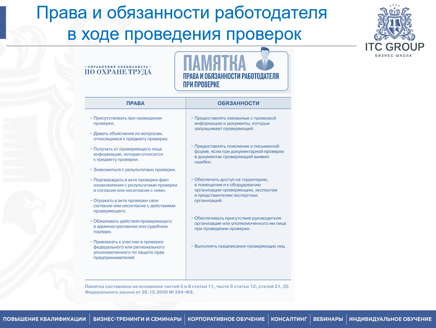 18 июля 2026 года прошел семинар на тему "Проверки бизнеса государственными органами контроля (надзора)"