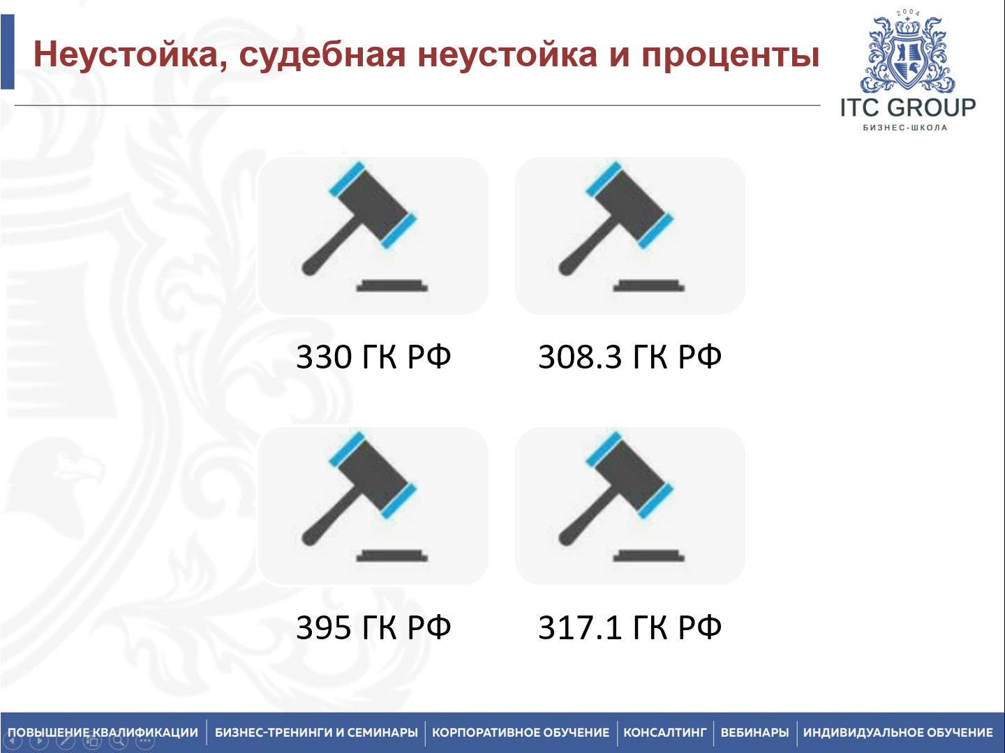 4-5 мая 2026 года прошёл семинар на тему "Правовое регулирование дебиторской задолженности. Досудебное и судебное взыскание"