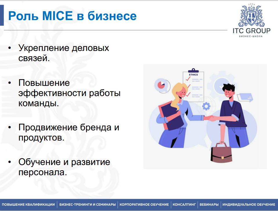 17 июля 2026 года прошёл семинар на тему "MICE. Деловой туризм. Выездные конференции и мероприятия"